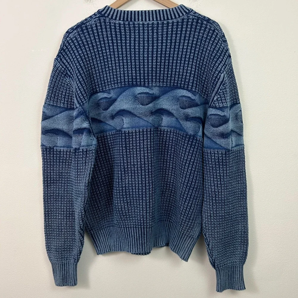 The Territory Ahead‎ Mens Sweater True Indigo Surfs Up Size Large Tall